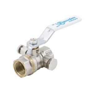 Кран шар лат спуск Standard нк Ду15 Ру40 м/м рыч с воздухоотв Aquasfera 1132-01 .